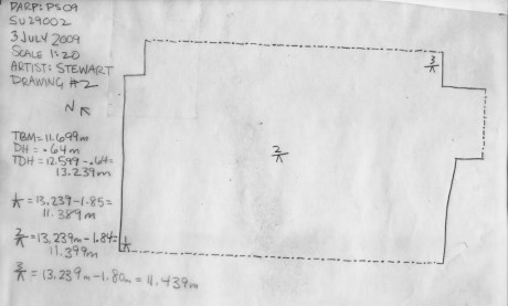 Trench 29 drawing 2