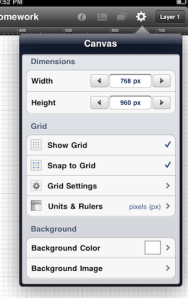 Canvas Settings